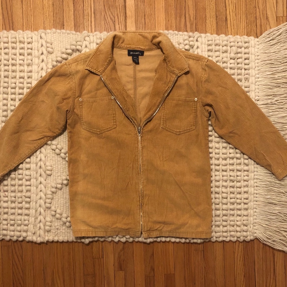 Vintage corduroy zip up jacket